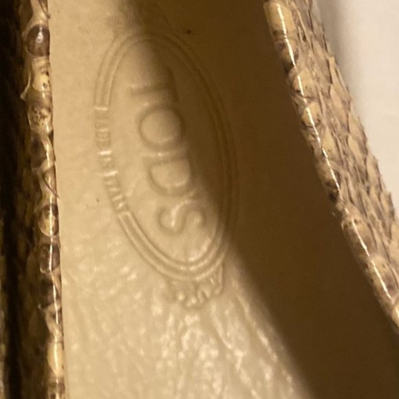 Tod's Snakeskin Drivers - Picture 8 of 9